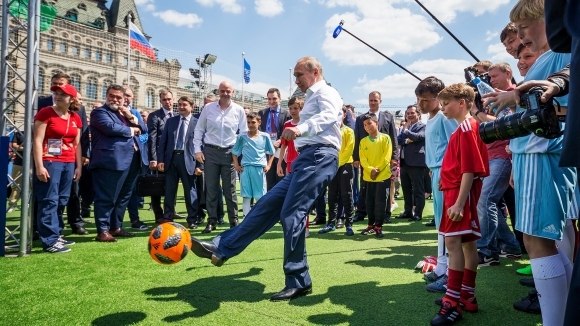 Руският президент Владимир Путин е горд от представянето на националния