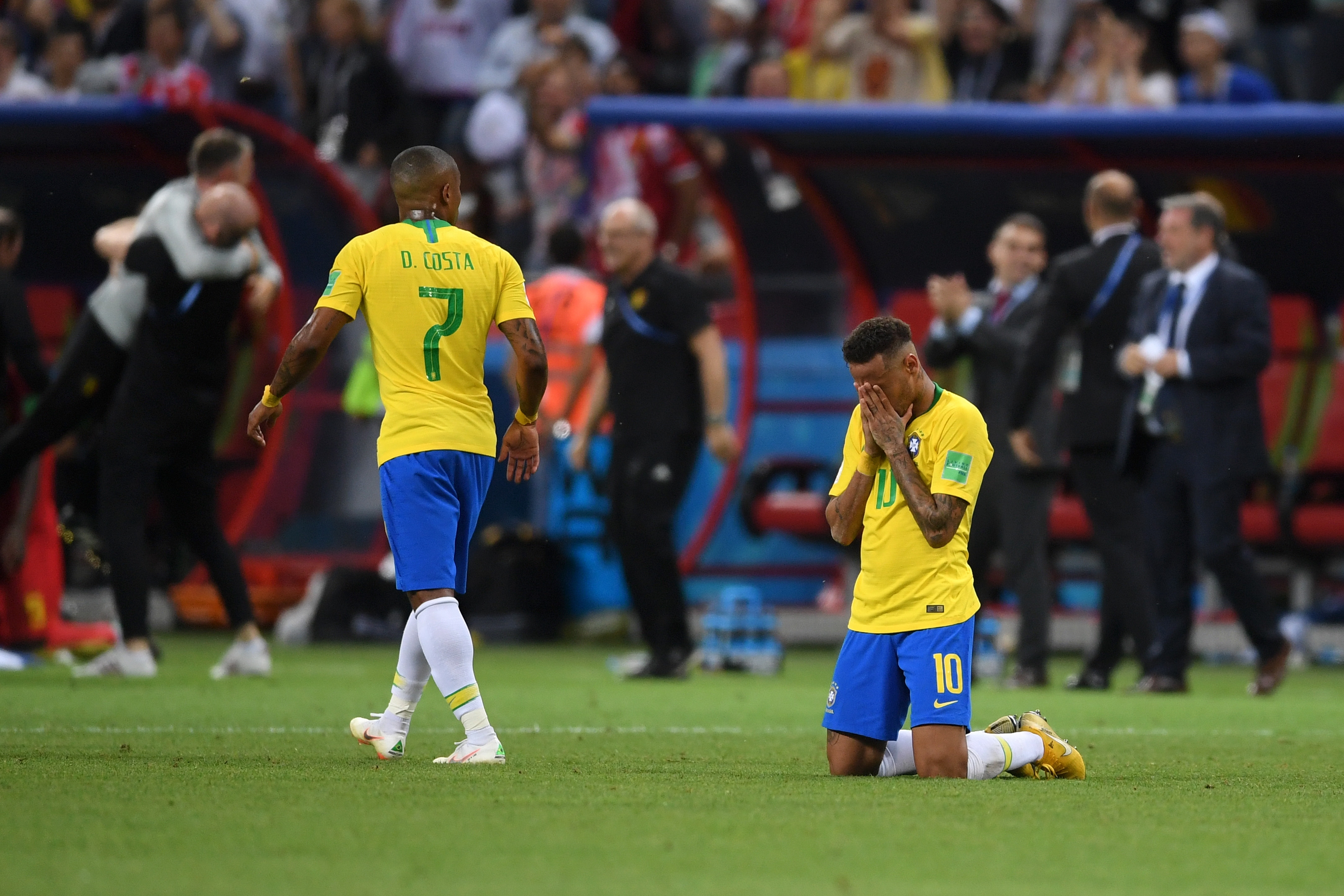 Националният отбор на Бразилия се прибра в родината си след