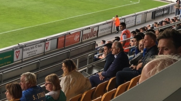 Собственикът на Левски Спас Русев пристигна преди минути на стадиона