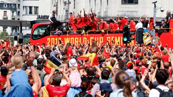Над 200 хиляди белгийци посрещнаха националия отбор по футбол на