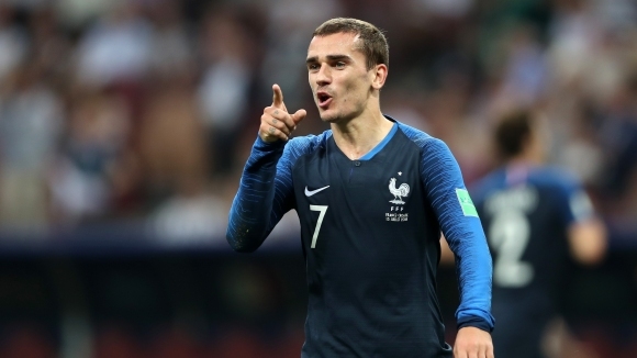 Голмайсторът на Франция Антоан Гризман който реализира дузпа във финала