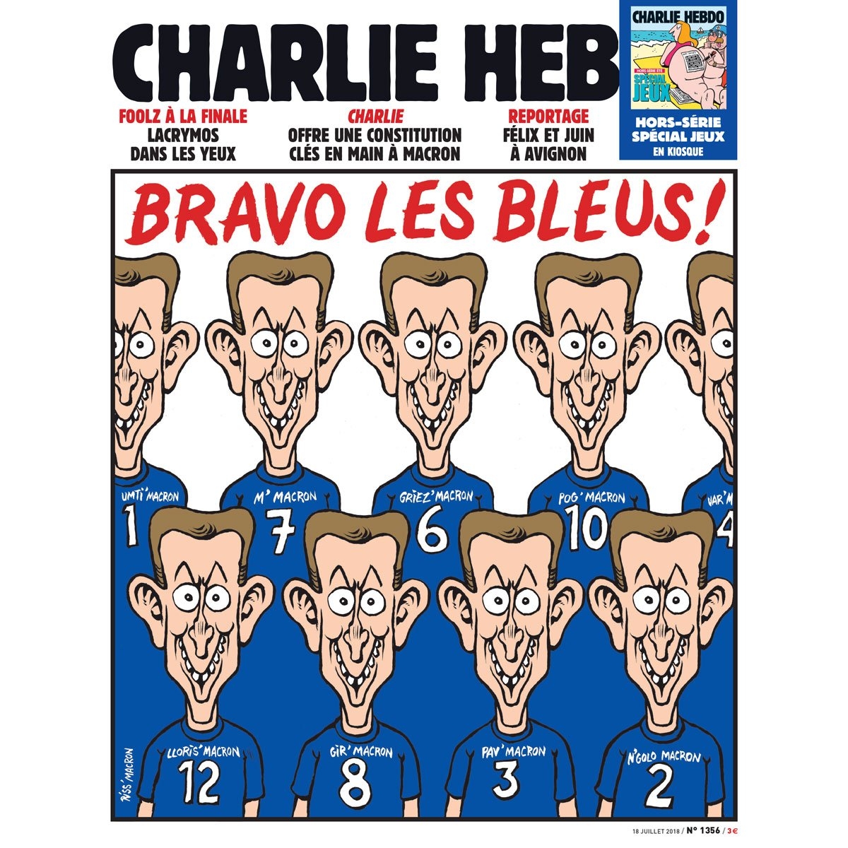 Френското сатирично издание Charlie Hebdo посвети новия си брой на