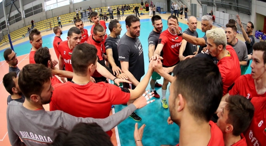 Мъжкият национален отбор по волейбол на България който започна подготовка