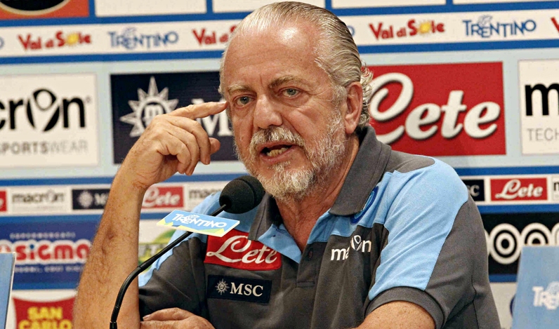 Атрактивният президент на Наполи Аурелио Де Лаурентис внесе яснота по