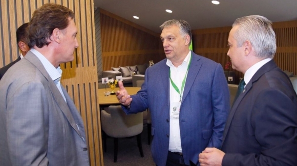 Премиерът на Унгария Виктор Орбан бе специален гост на мача