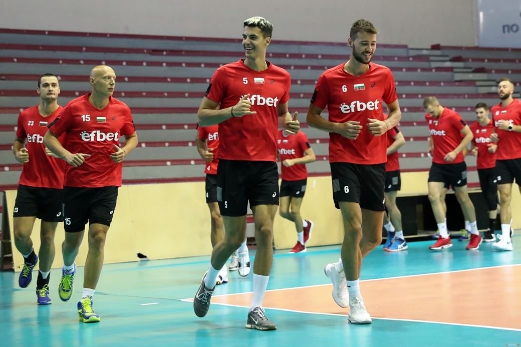 Волейболистите от националния отбор на България ще направят първа открита