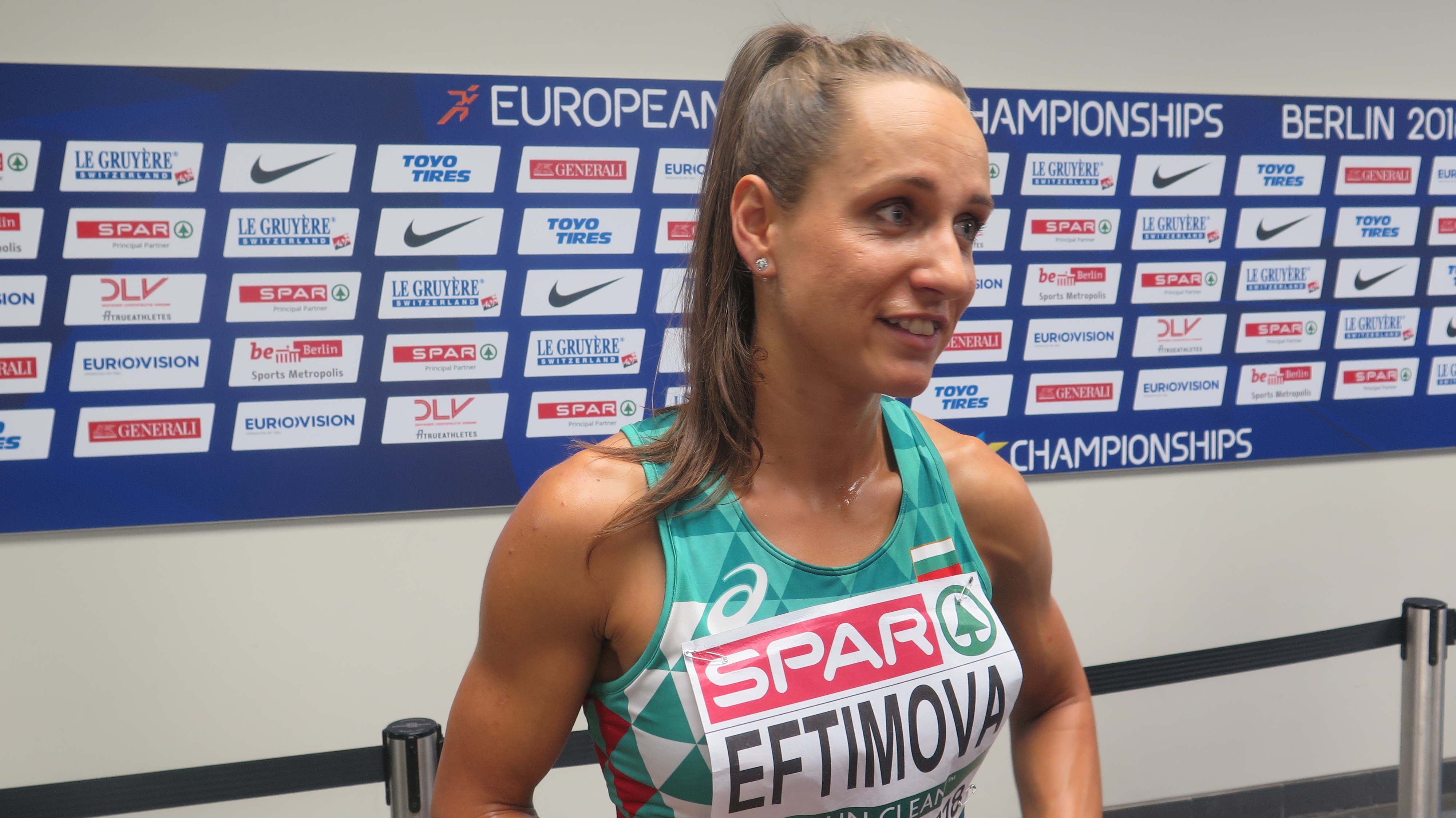 Инна Ефтимова приключи участието си на 100 метра в полуфиналите