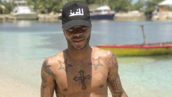 Футболистът Рахим Стърлинг е фен на татуировките и това няма