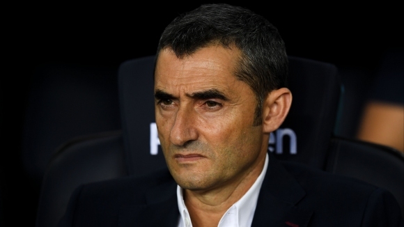 Старши треньорът на Барселона Ернесто Валверде не беше много доволен
