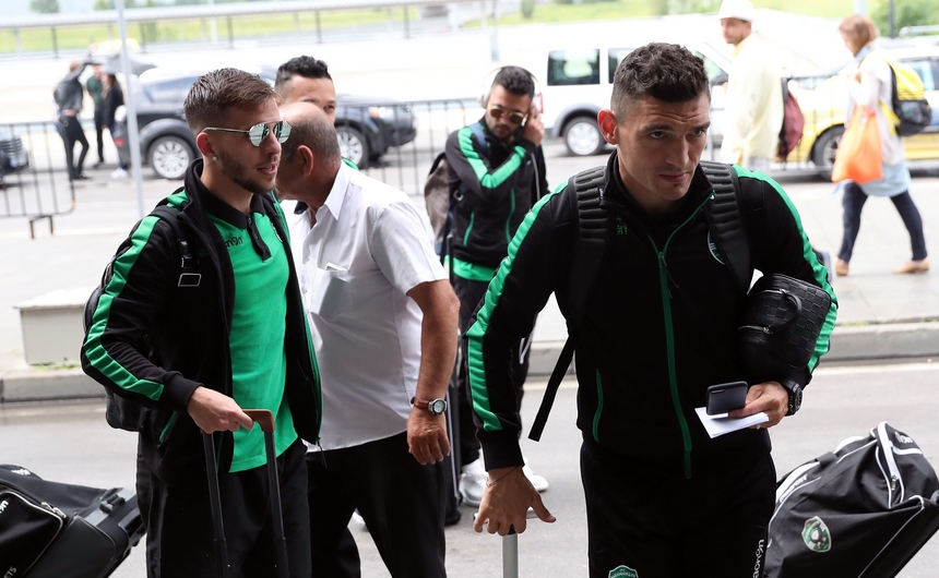 Отборът на Лудогорец кацна в грузинската столица Тбилиси където утре