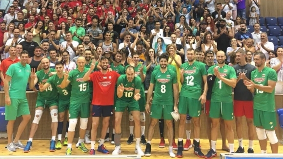Волейболистите от националния отбор на България победиха много трудно Белгия