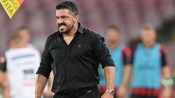 Треньорът на Милан Дженаро Гатузо бе много ядосан след загубата