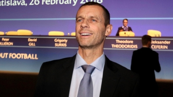 Президентът на УЕФА Александър Чеферин заяви че още е рано