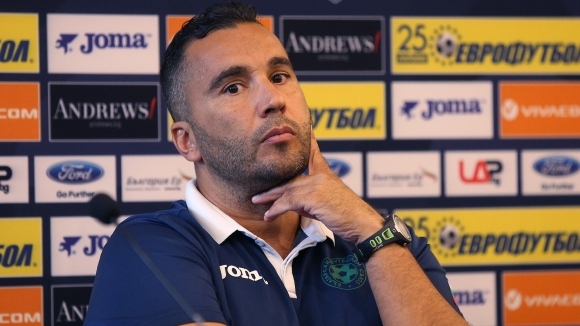 Помощник треньорът на националния отбор на България Левон Апкарян говори