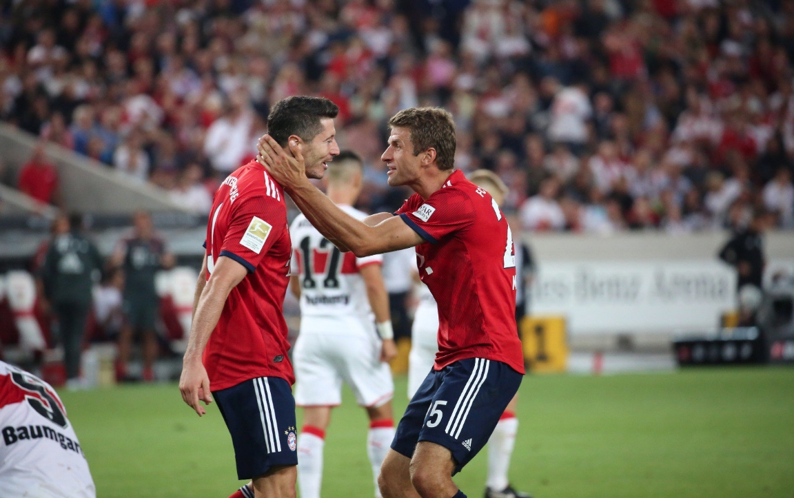 Германските медии похвалиха Байерн (Мюнхен) след категоричната победа с 3:0