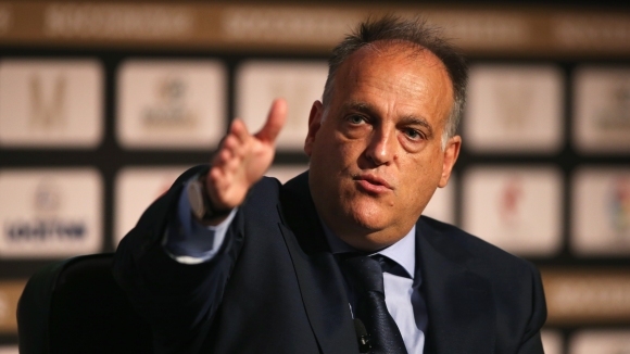 Мачът от испанското първенство между Жирона и Барселона на 90