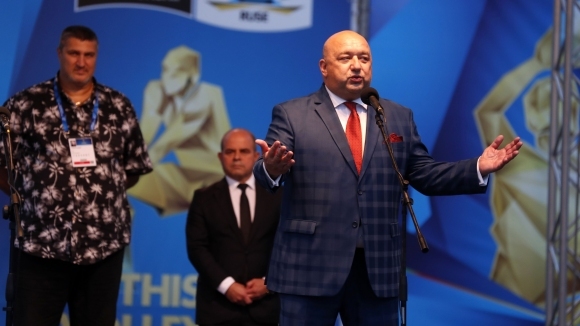 Министърът на младежта и спорта Красен Кралев кметът на Русе