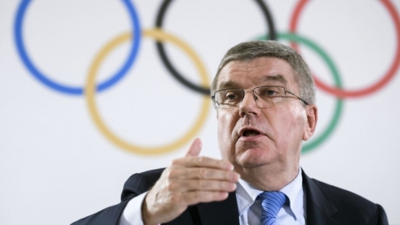 Томас Бах, президент на Международния олимпийски комитет, бе в София