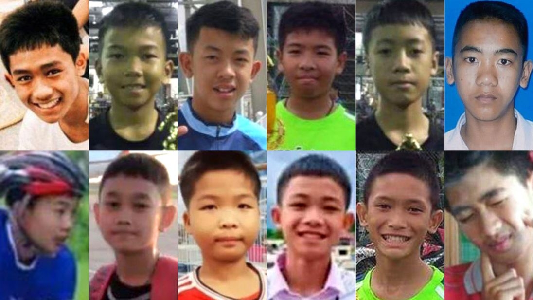 Тайландският отбор по футбол за момчета който беше спасен от