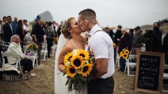 Една от най красивите ММА бойци Пейдж Ванзант сключи брак Тя