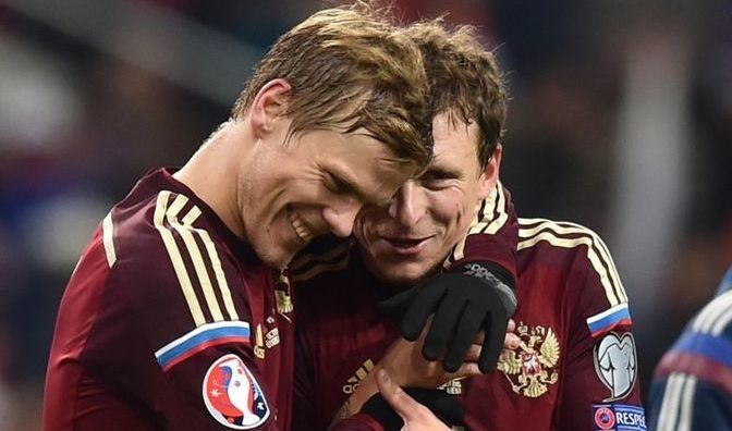Две от звездите на руския футбол - Александър Кокорин и