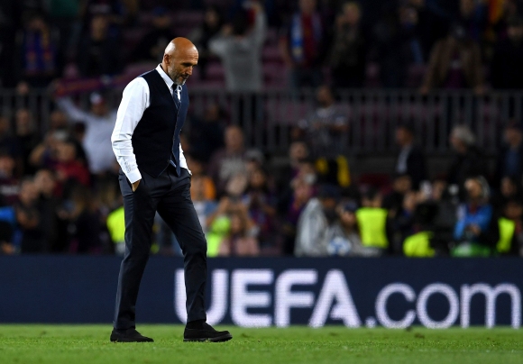 Треньорът на Интер Лучано Спалети бе бесен на своите играчи