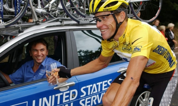 Белгиецът Йохан Брюйнел дългогодишен треньор на Ланс Армстронг получи доживотно