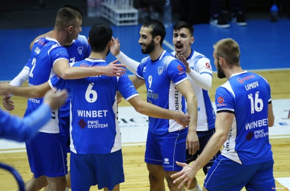 Волейболистите на Левски записаха втора победа в Суперлигата на България,