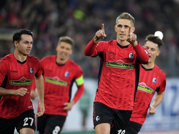 Фрайбург победи Борусия (Мьонхенгладбах) с 3:1 в първия мач от