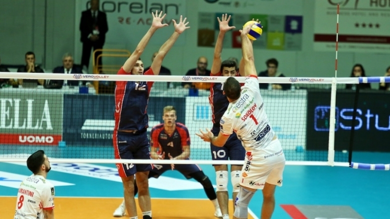 Националът Цветан Соколов и неговият Кучине Лубе Чивитанова постигнаха пети