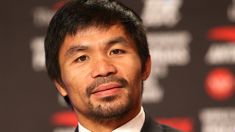 Боксовата легенда Мани Пакяо отново не пожела да отговори докога