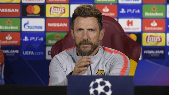 Наставникът на Рома Еузебио Ди Франческо очаква с нетърпение срещата