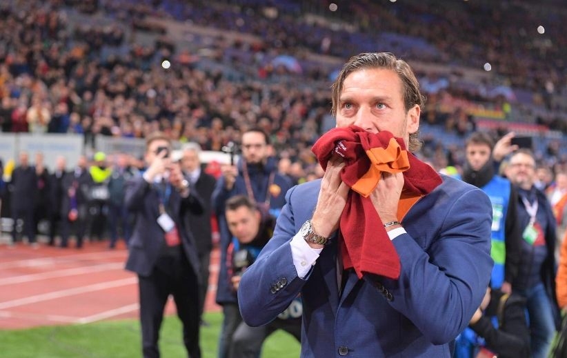 Легендата на Рома Франческо Тоти беше приет в Залата на