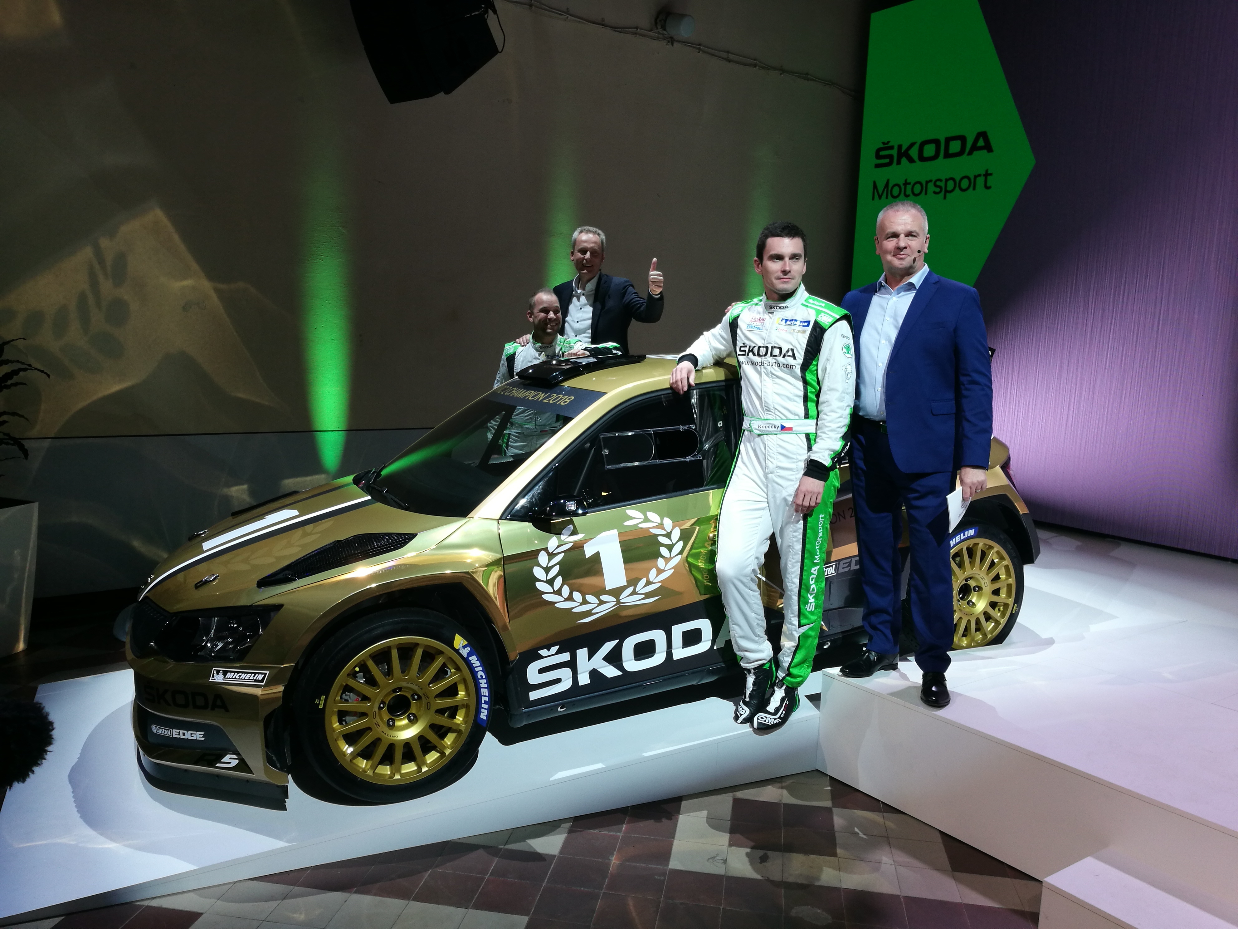 Skoda Motorsport световните шампиони през този година в WRC2 рали