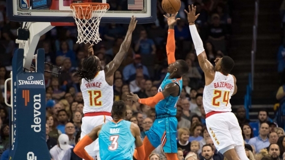 Ръсел Уестбруук беше близо до трипъл дабъл при победата на Оклахома