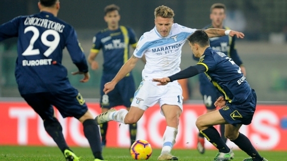 Лацио стъпи накриво в битката за зона Шампионска лига в