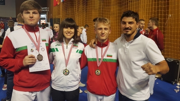 Българските състезатели спечелиха осем медала на Балканиадата по карате за