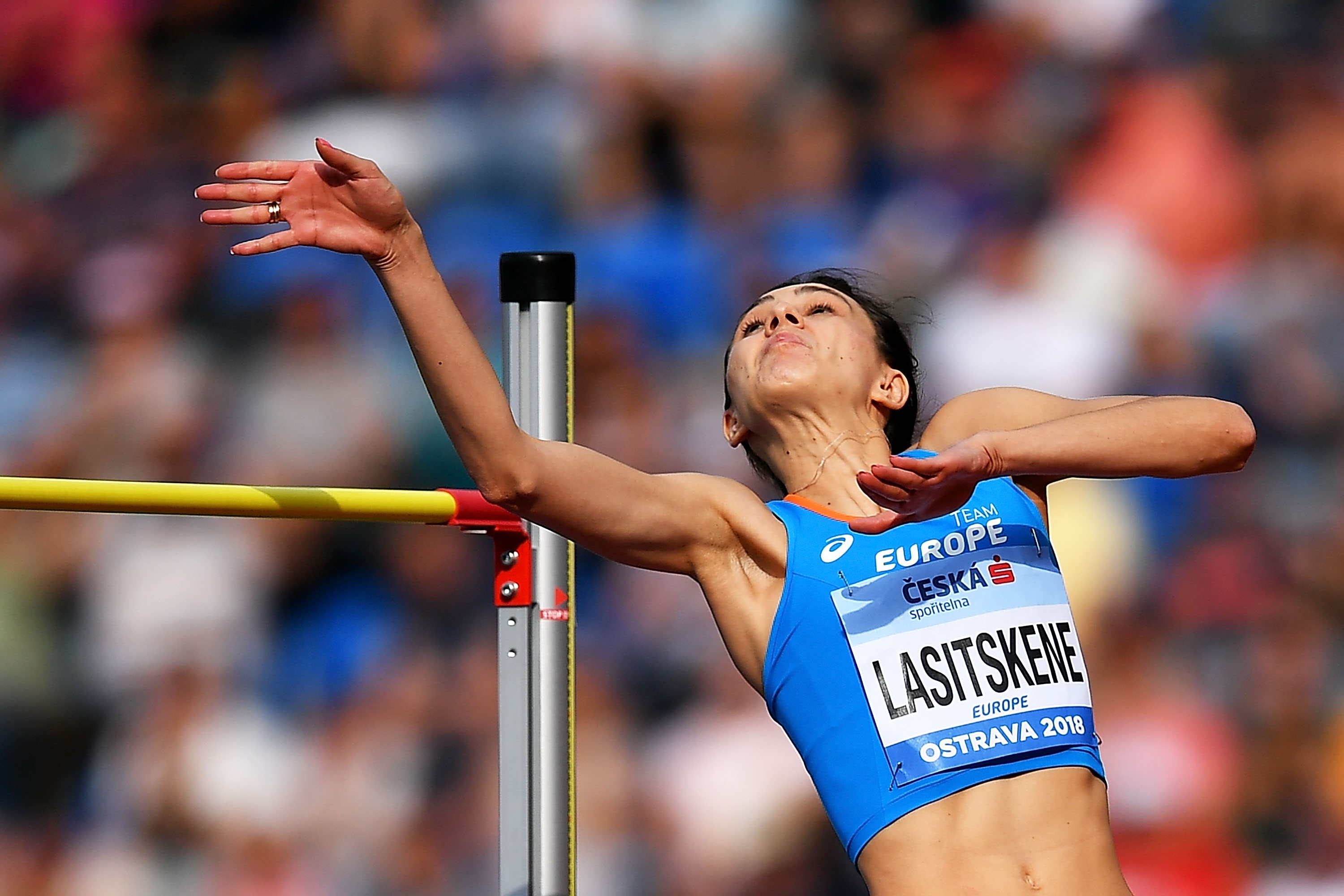 Многократната световна шампионка в скока на височина Мария Ласицкене и