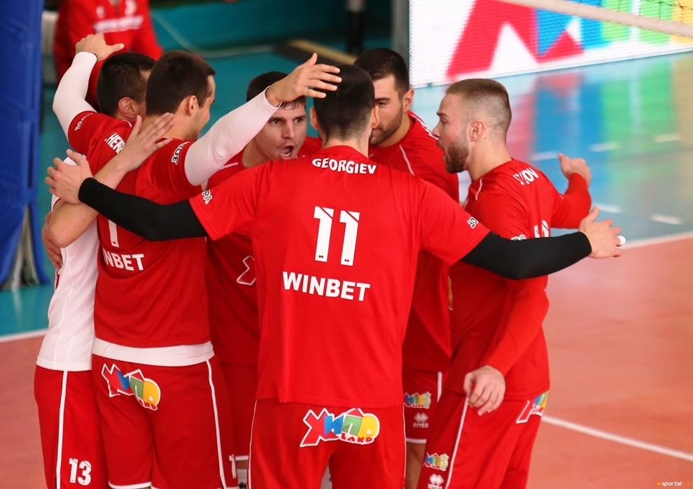 Волейболният отбор на ЦСКА продължават победната си серия в Суперлигата