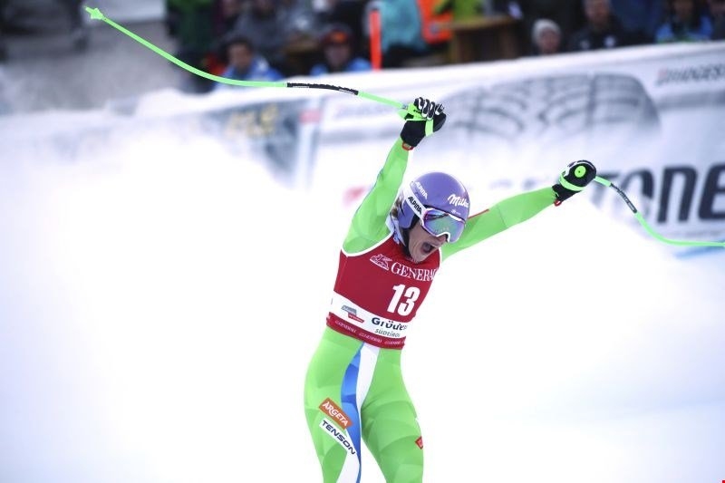 Световната шампионка в спускането от 2017 година Илка Щухец Словения
