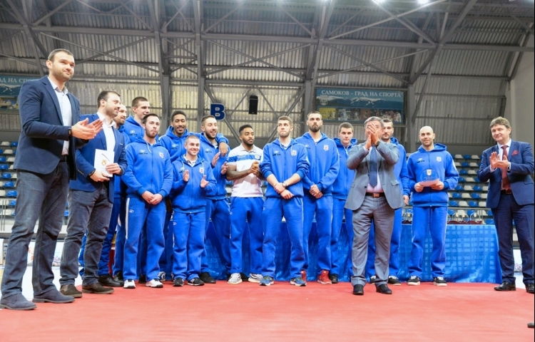 Мъжкият баскетболен тим на Рилски спортист беше избран за отбор