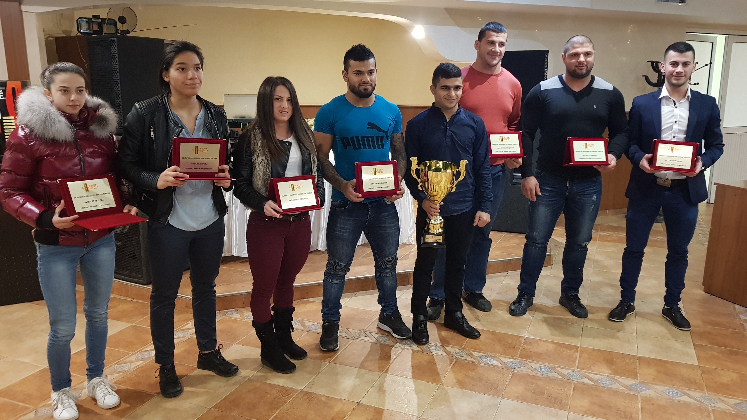 Ангел Русев бе отличен за Най добър щангист в България за