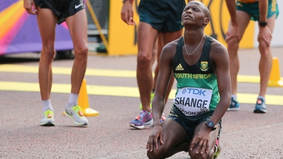 Златният медалист в спортното ходене от Африканските игри Лебоганг Шанге