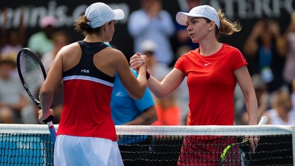 Водачката в световната ранглиста по тенис Симона Халеп Румъния се