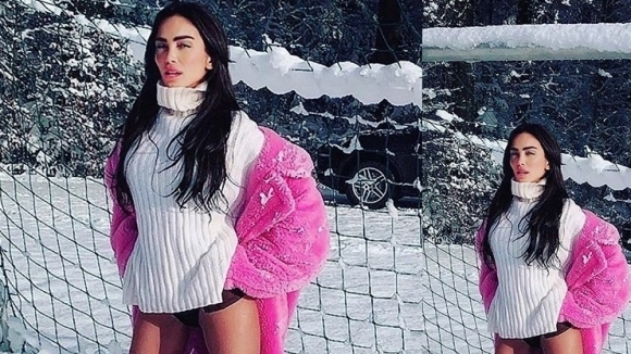 Половинката на Валери Божинов Биляна се развихри в Швейцария приковавайки