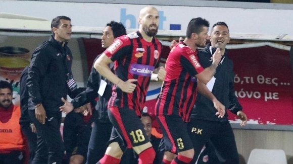 Димитър Макриев вкара първия си гол след завръщането в Кипър
