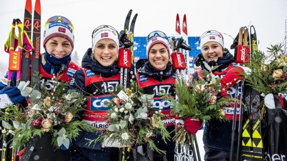 Вторият отбор на Русия и титулярите на Норвегия спечелиха щафетните