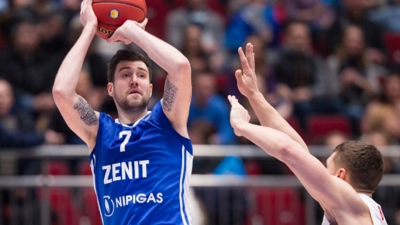 Баскетболистът Сергей Карасьов който играе за Зенит Санкт Петербург няма