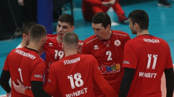 Волейболистите на ЦСКА записаха 14 а победа от началото на сезона