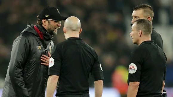 Мениджърът на Ливърпул Юрген Клоп бе глобен с 45 000